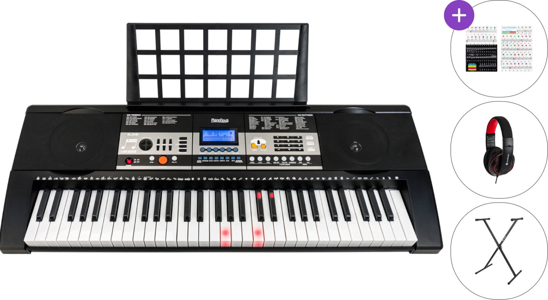 Синтезатор с динамика Pianonova Iluminado 6 SET Синтезатор с динамика