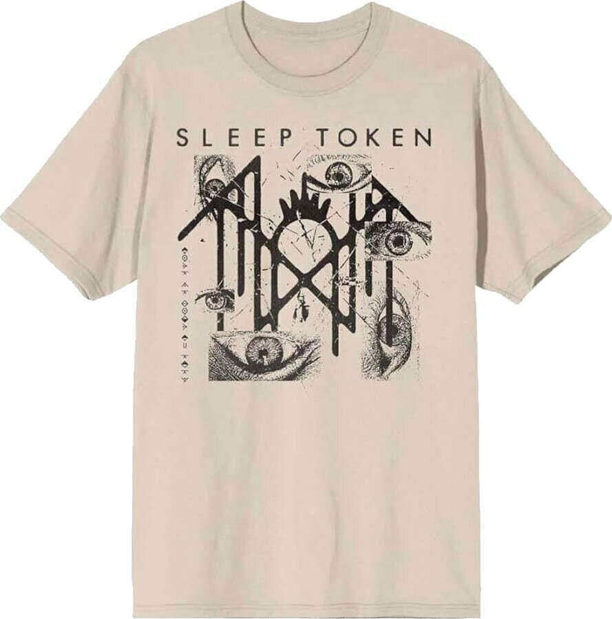 Camiseta de manga corta Sleep Token Eyes Natural XL Camiseta de manga corta