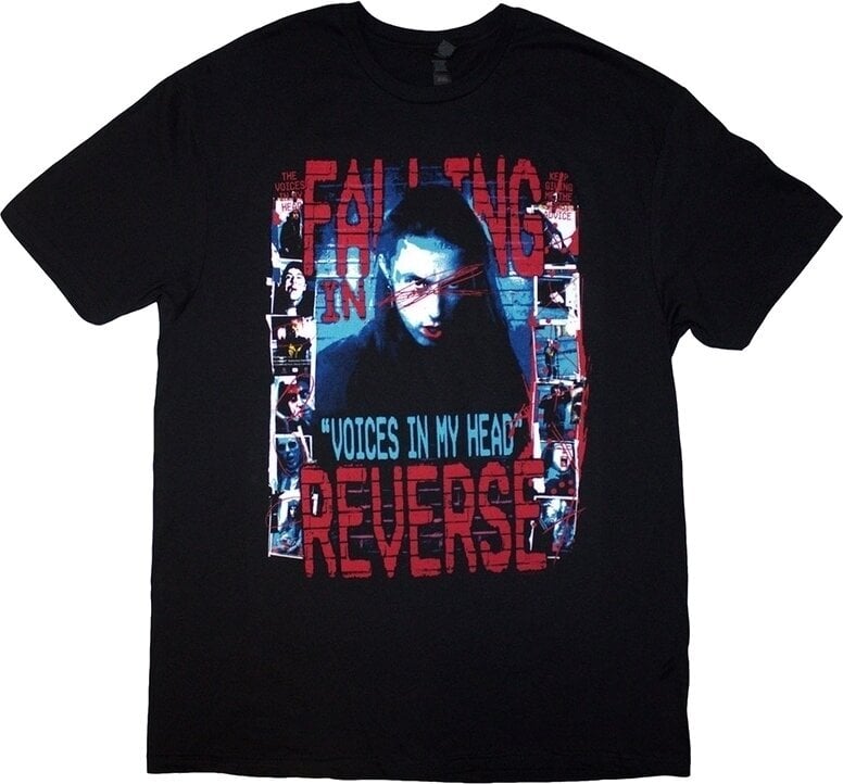 Tricou Falling in Reverse Voice Collage Black L Tricou