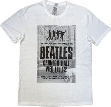 T-shirt The Beatles Tour '64 Carnegie Hall White 2XL T-shirt - 1