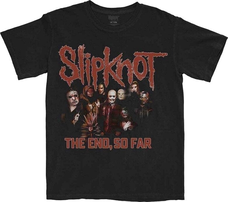 Slipknot Tričko The End, So Far Group Photo Unisex Black L