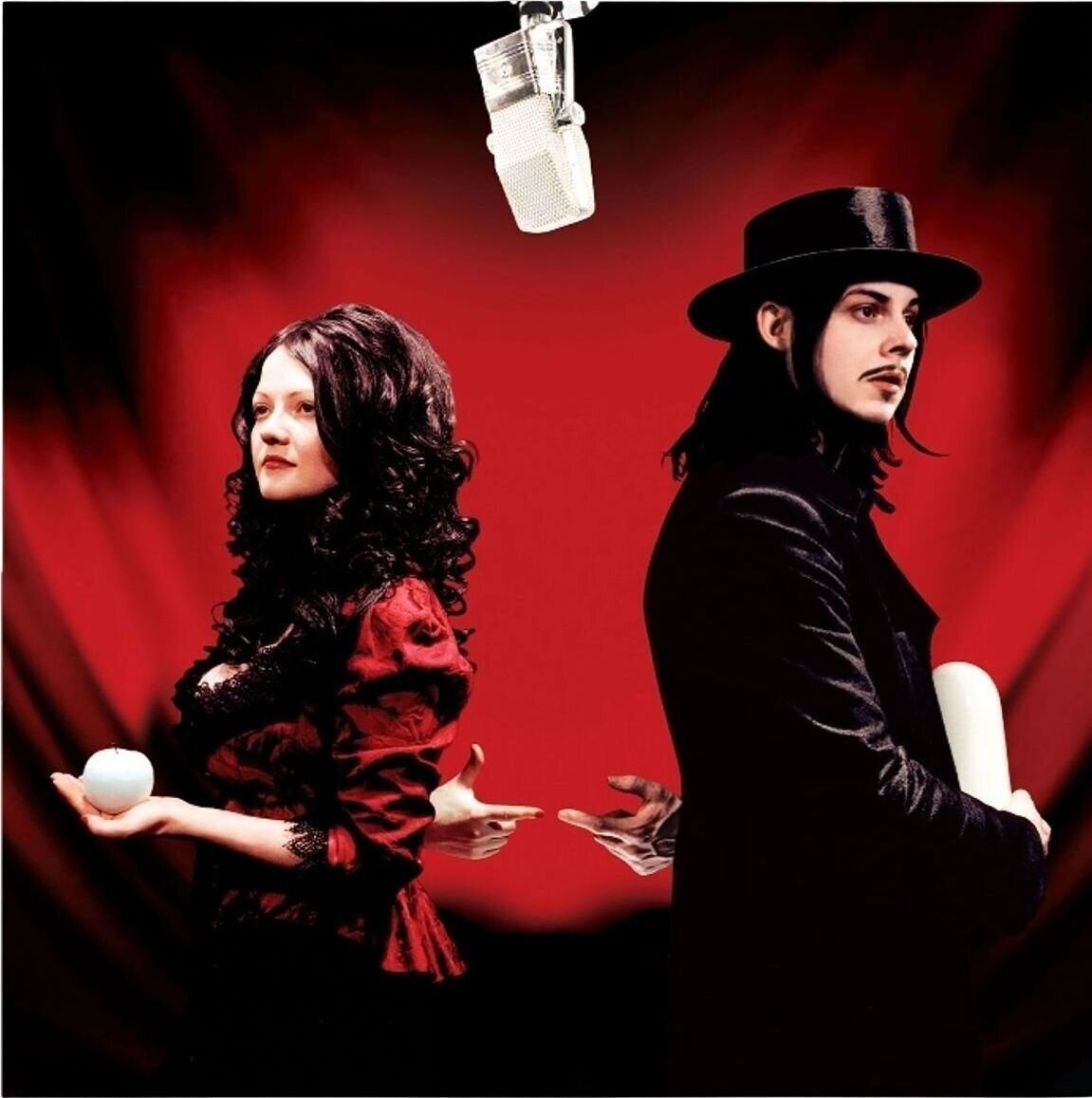 The White Stripes - Get Behind Me Satan (Clear w/ Red and Black Smoke Coloured) (Anniversary Edition) (Reissue) (2 LP)