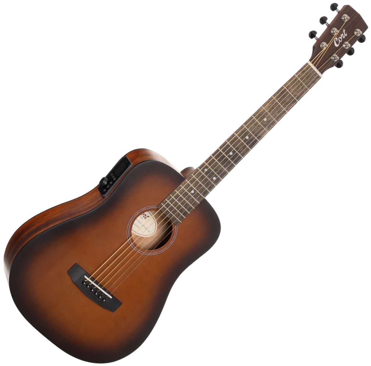 guitarra eletroacústica Cort Earth GO Open Pore Brown Burst guitarra eletroacústica
