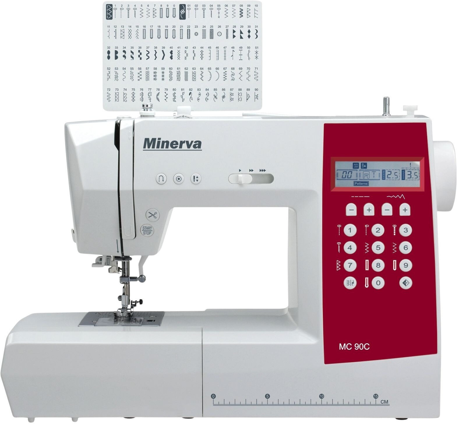 Šijací stroj Minerva MC90C Šijací stroj