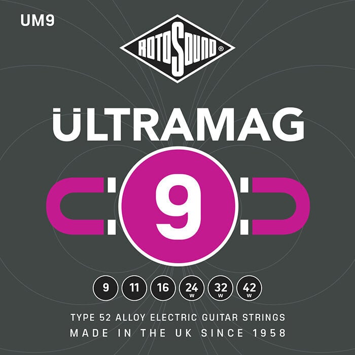 Corde Chitarra Elettrica Rotosound UM9 Corde Chitarra Elettrica