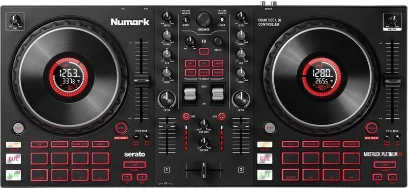 Numark Mixtrack Platinum FX ニュマーク Numark Mixtrack Platinum FX Kontroler DJ - Muziker