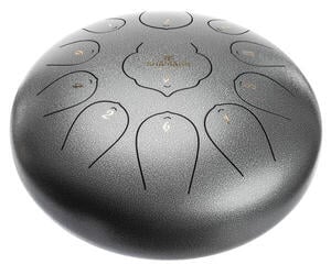 Tongue Drum Shamann 12" 11 Notes D Major Silver Tongue Drum