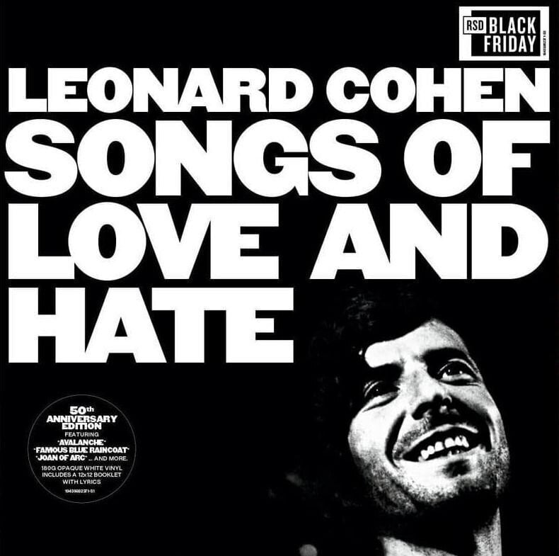LP ploča Leonard Cohen - Songs of Love and Hate (Anniversary Edition) (White Opaque Coloured) (LP)