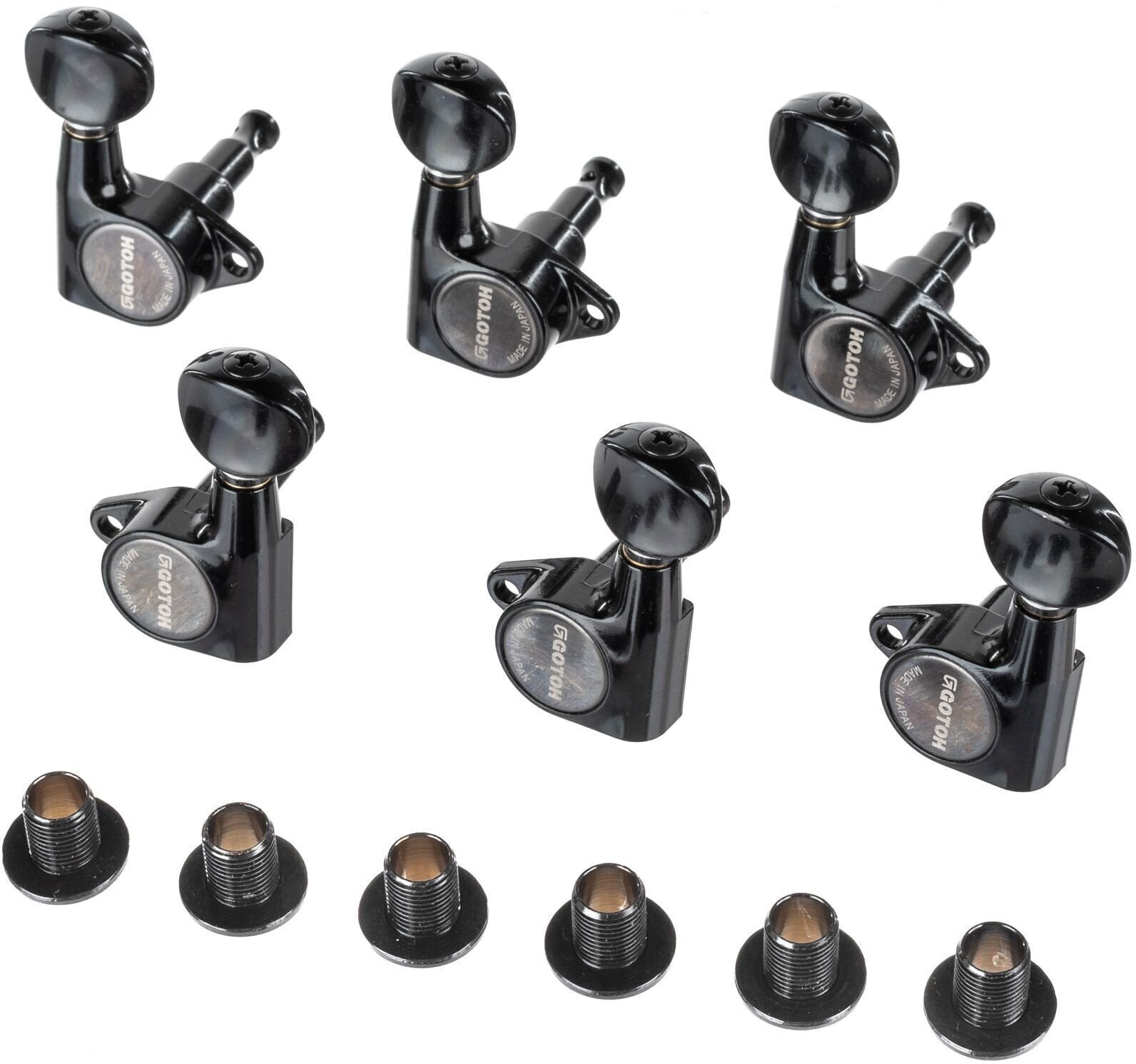 Механізм налаштування гітари Gotoh SG301 05 3L/3R B Black Механізм налаштування гітари