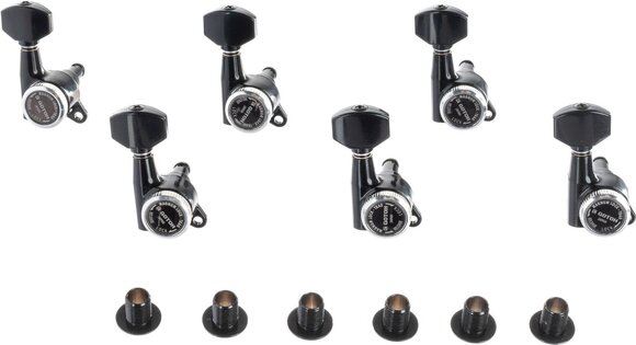 Štimer za gitaru Gotoh SG381 MG-T 07 6L B Black Štimer za gitaru - 1