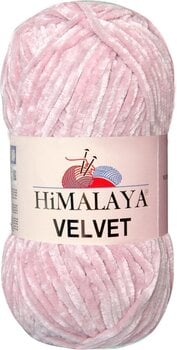 Knitting Yarn Himalaya Velvet 49 Pink Knitting Yarn - 1