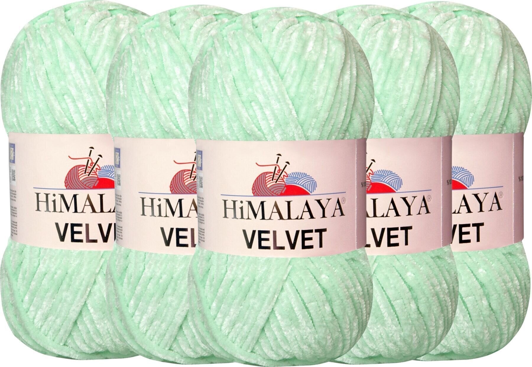 Stickgarn Himalaya Velvet SET 900-07 5 x 100 g SET Stickgarn