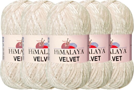 Плетива прежда Himalaya Velvet SET 900-42 5 x 100 g SET Плетива прежда - 1