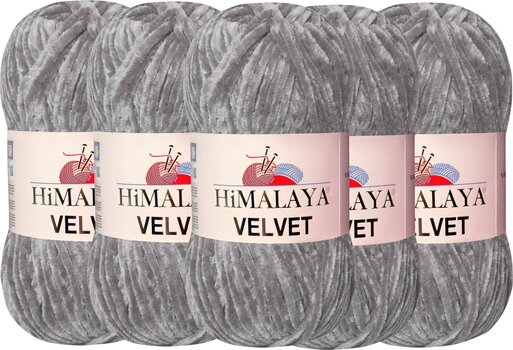 Przędza dziewiarska Himalaya Velvet SET 900-20 5 x 100 g SET Przędza dziewiarska - 1