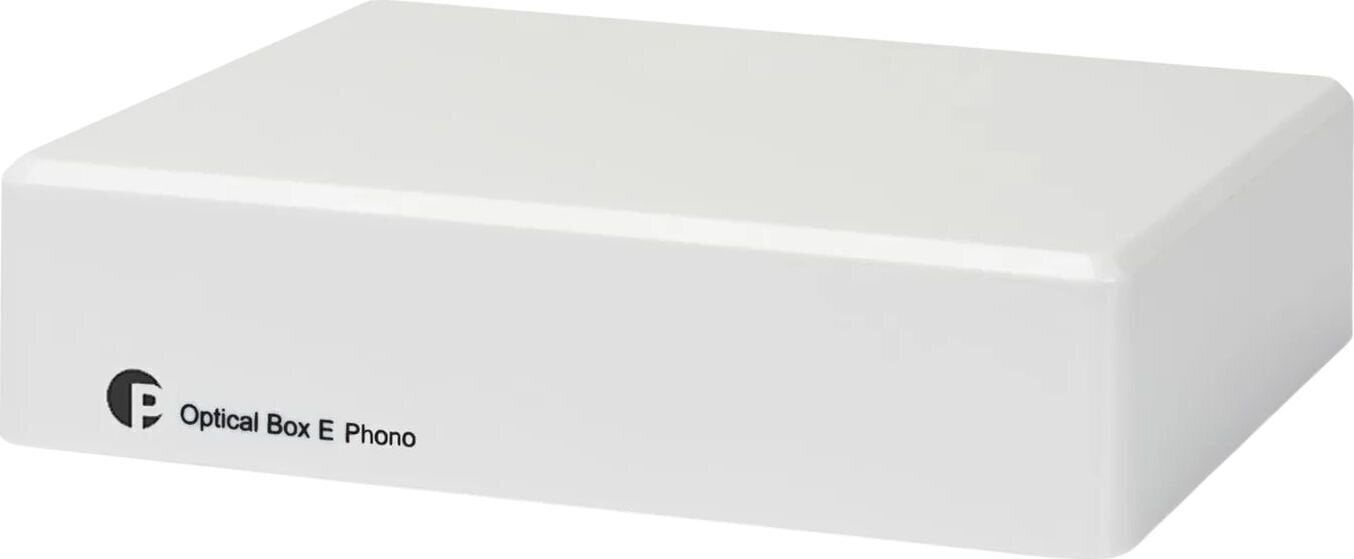 Plattenspieler Vorverstärker Pro-Ject Optical Box E Phono White Plattenspieler Vorverstärker