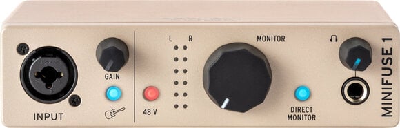 USB-audio-interface - geluidskaart Arturia MiniFuse 1 Champagne USB-audio-interface - geluidskaart - 1