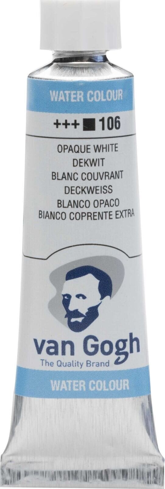 Tinta de aguarela Van Gogh 20011061 Tinta de aguarela White Extra Opaque 10 ml 1 un.