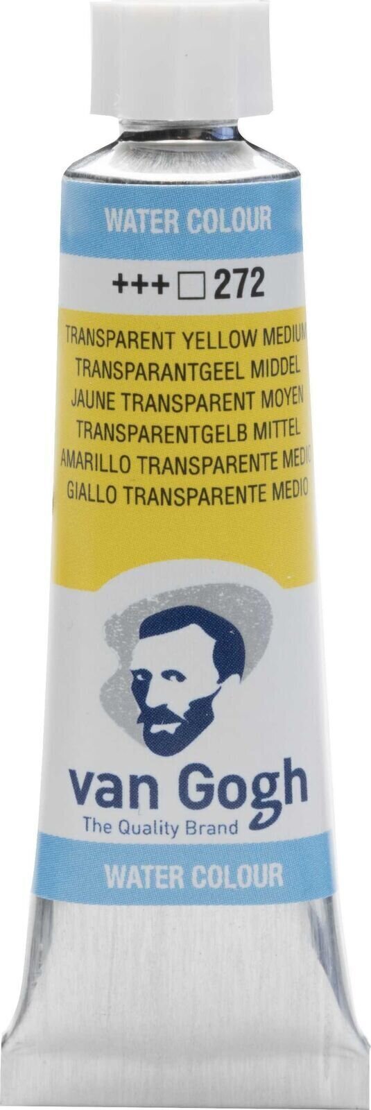 Акварелни бои Van Gogh 20012721 Акварелна боя Transparent Yellow Medium 10 ml 1 бр.