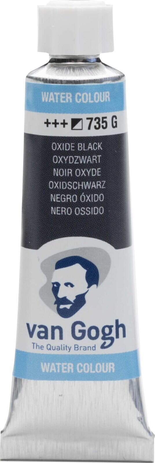 Van Gogh 20017351 Akvarelová barva Oxide Black 10 ml 1 ks