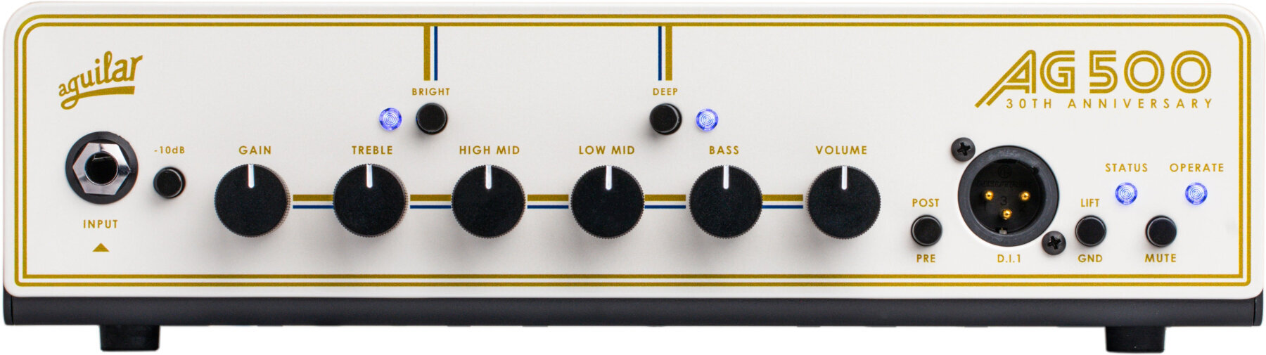 Wzmacniacz basowy tranzystorowy Aguilar AG 500 V2 30th Anniversary Wzmacniacz basowy tranzystorowy