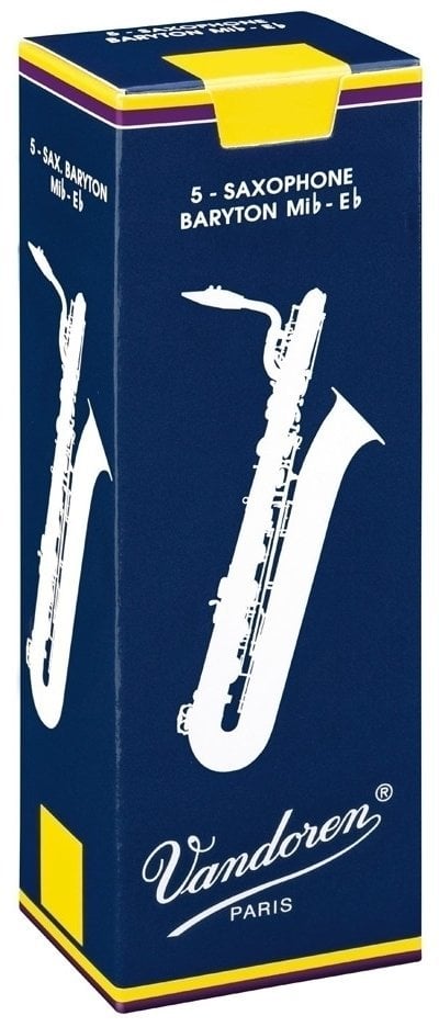 Blatt für Bariton Saxophon Vandoren Classic 2 Blatt für Bariton Saxophon