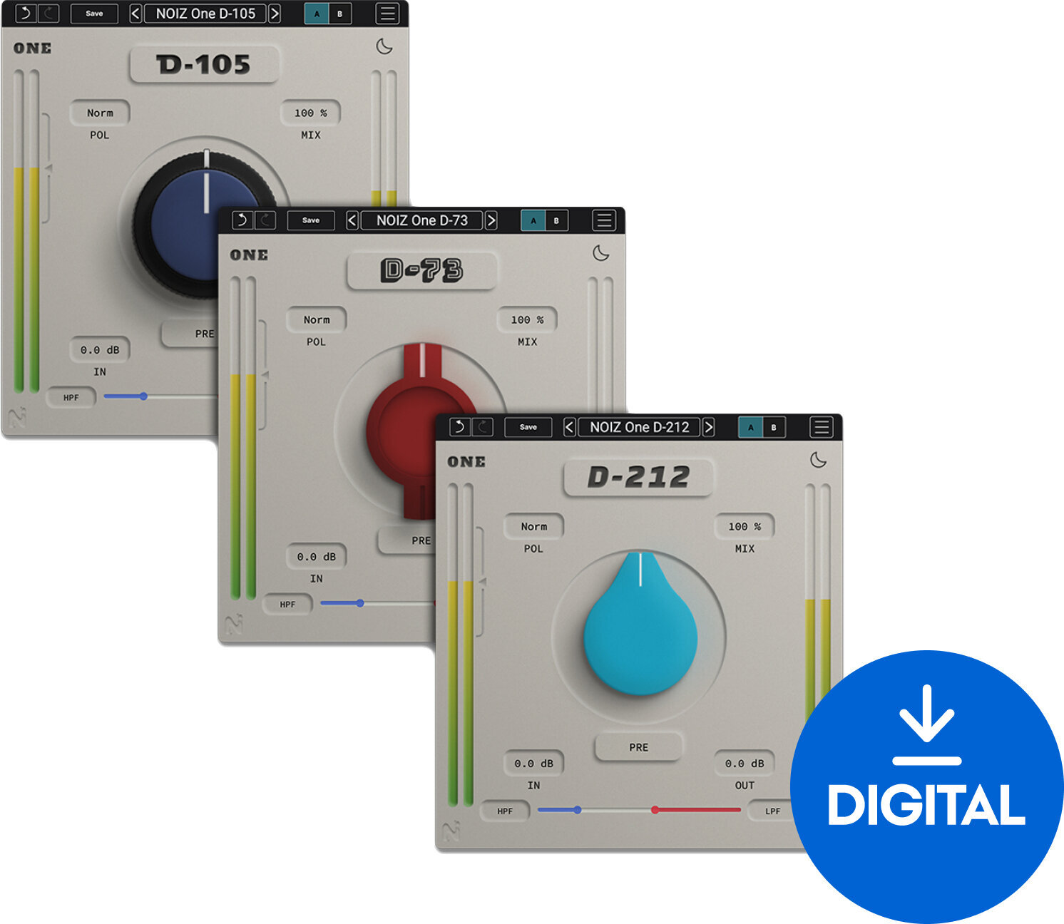 Студио софтуер Plug-In ефект Kit Plugins NOIZ One Series D Bundle (Дигитален продукт)