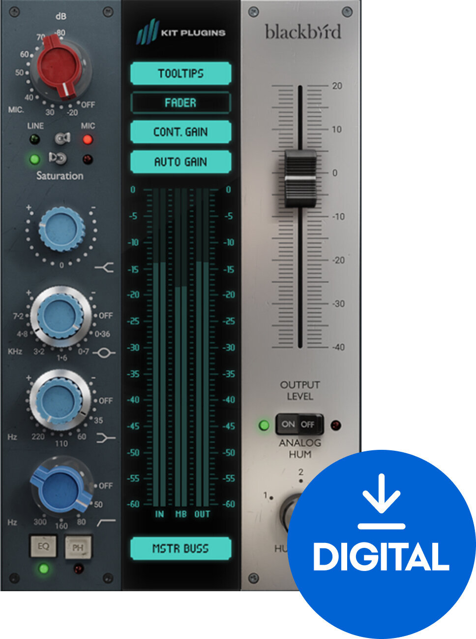 Studiový softwarový Plug-In efekt Kit Plugins BB N73 Channel Strip (Digitální produkt)