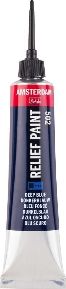 Glasfarbe Amsterdam Relief Glasfarbe Deep Blue 20 ml 1 stk
