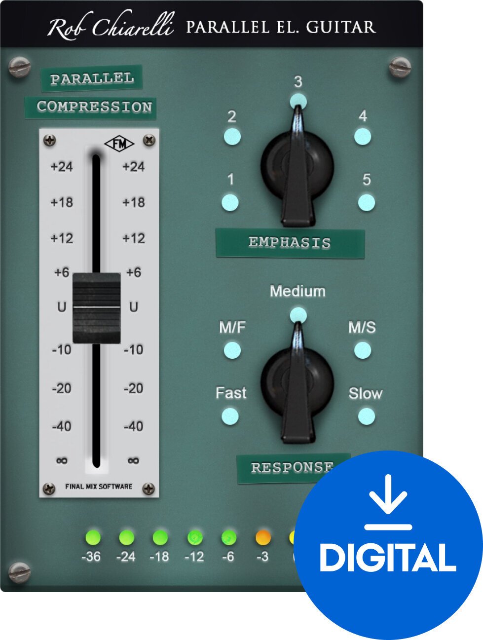 Softverski plug-in FX procesor Final Mix Software Parallel El. Guitar III (Digitalni proizvod)