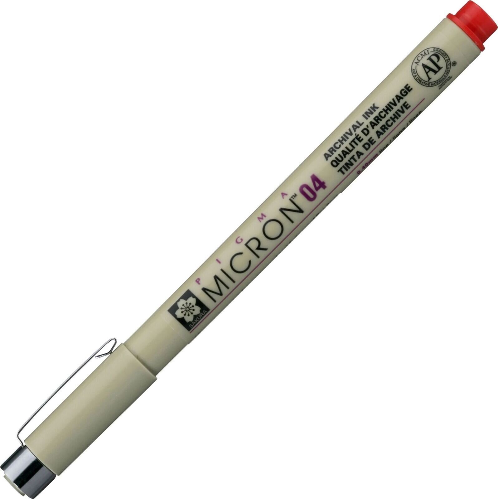 Sakura Pigma Micron Technické pero Red 0,4 mm 1 ks