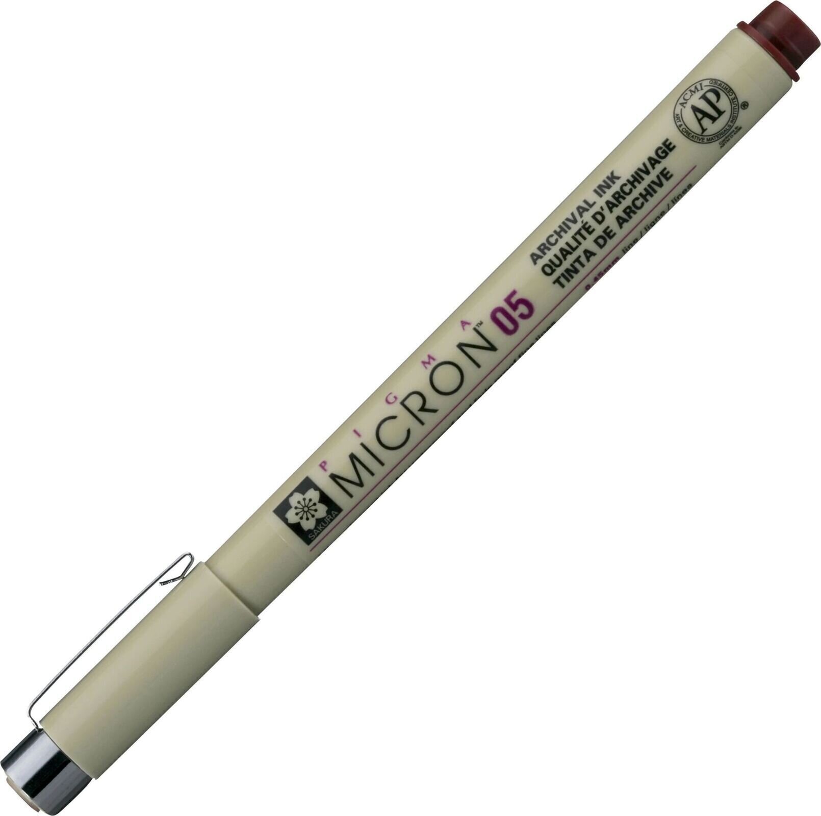 Sakura Pigma Micron Technické pero Burgundy 0,45 mm 1 ks