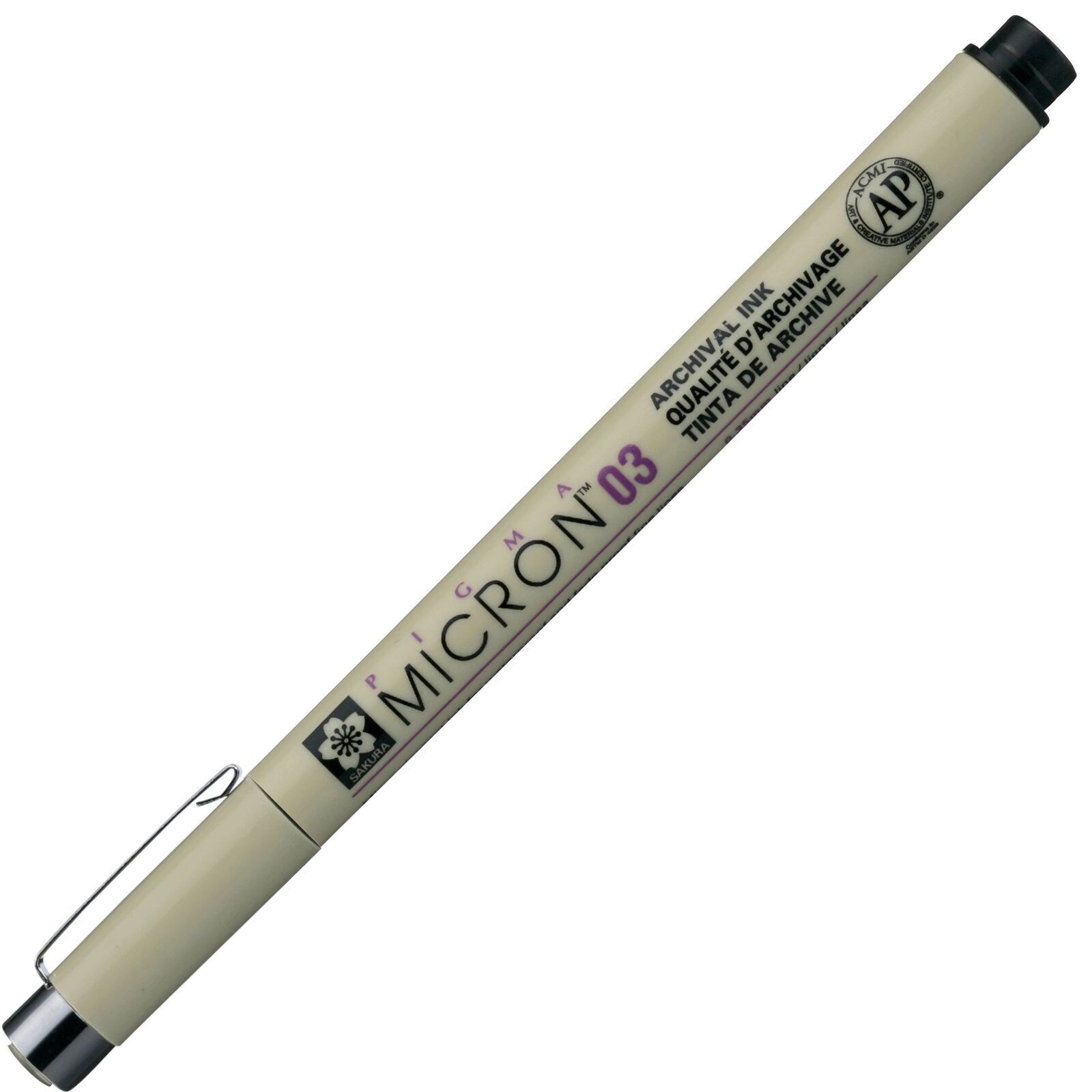 Sakura Pigma Micron 03 Technické pero Black 0,35 mm 1 ks
