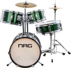 Set de tobe pentru copii NRG Young Rocker Verde Set de tobe pentru copii
