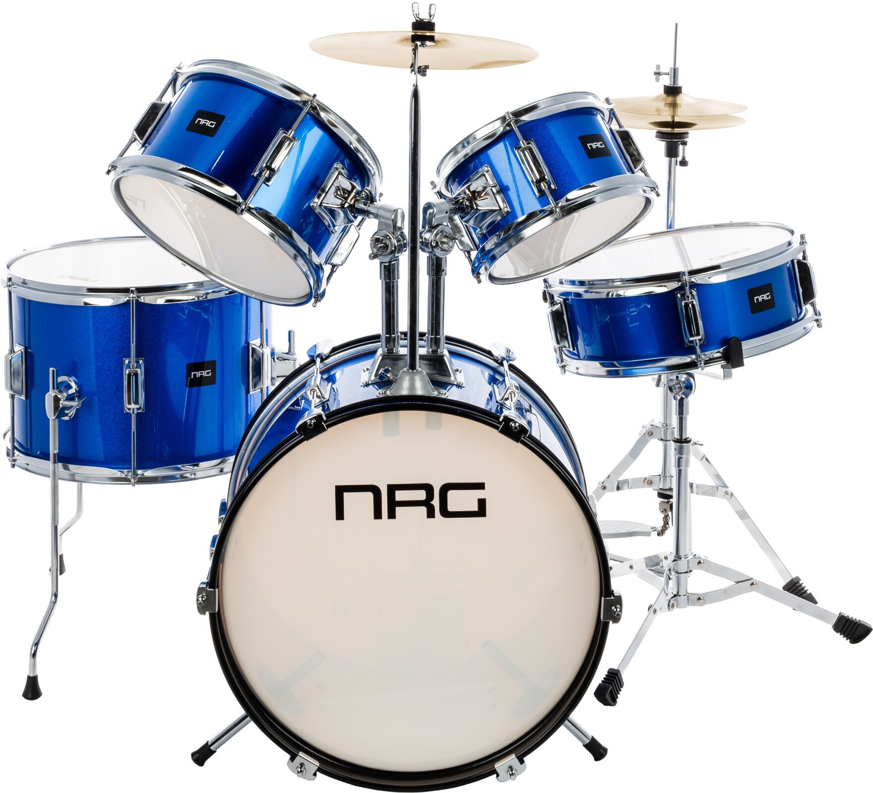 Kinder drumstel NRG Young Rocker Blue Kinder drumstel