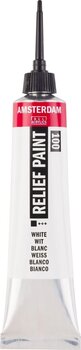 Farba do szkła Amsterdam Relief Farba do szkła White 20 ml 1 szt. - 1