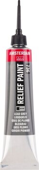 Vopsea pentru sticla Amsterdam Relief Vopsea de sticla Lead Grey 20 ml 1 buc. - 1