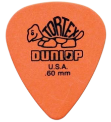 Plektra Dunlop 418R 0.60 Tortex Standard Plektra