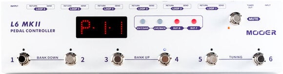 Fußschalter MOOER Pedal Controller L6 MKII Fußschalter - 1