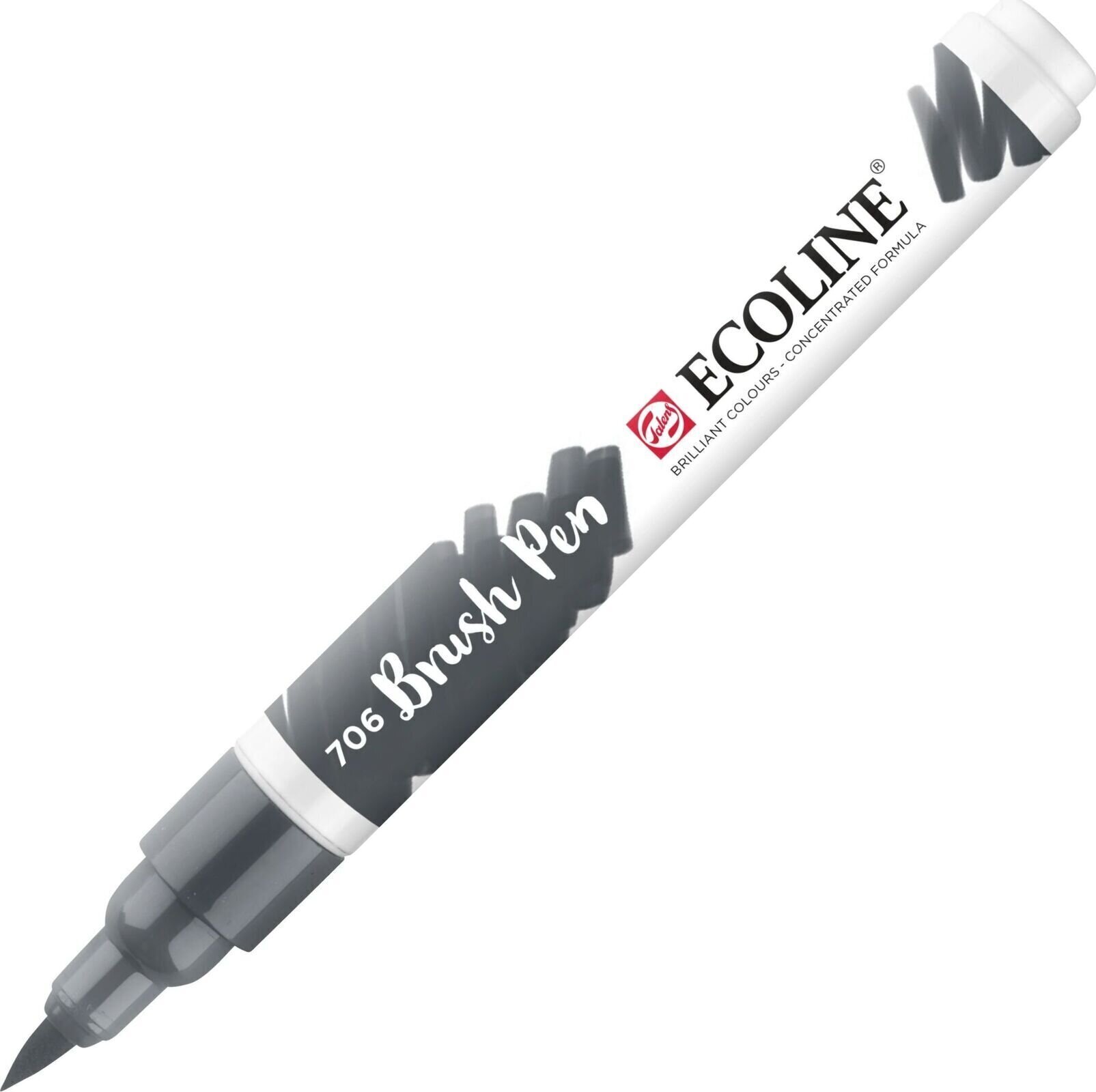 Markere Ecoline Brush pen Akvarell filctollak Deep Grey 1 db