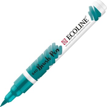 Popisovač Ecoline Brush pen Akvarelové pero Bluish Green 1 ks - 1