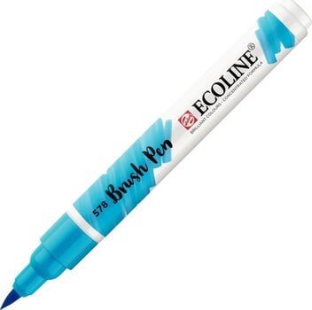 Marker Ecoline Brush pen Pisaki akwarelowe Sky Blue Cyan 1 szt. - 1