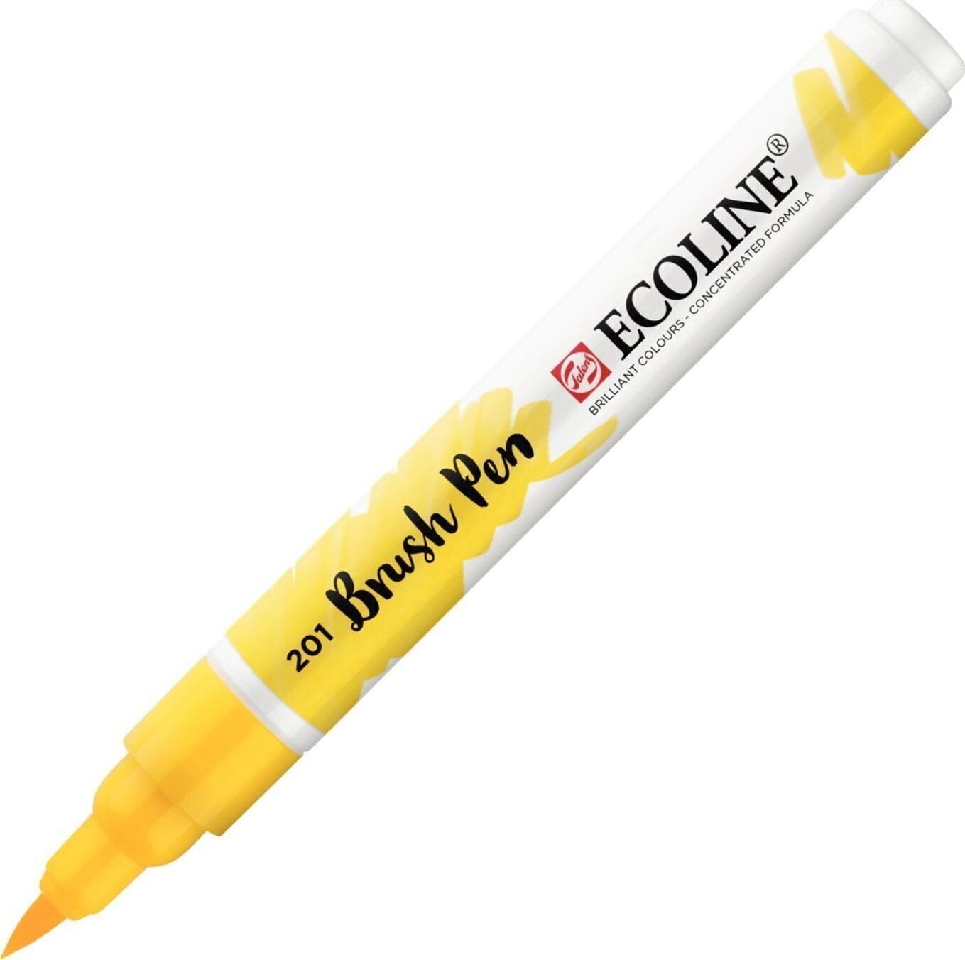 Popisovač Ecoline Brush pen Akvarelové pero Light Yellow 1 ks