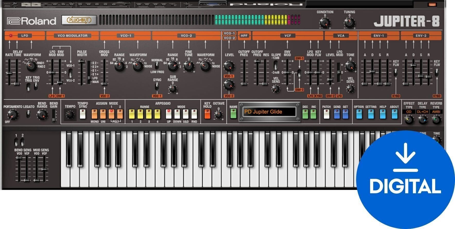 VST Instrument Roland JUPITER-8 Key (Digitaalne toode)