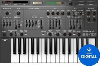 Studiový software VST Instrument Roland SH-101 KEY (Digitální produkt)