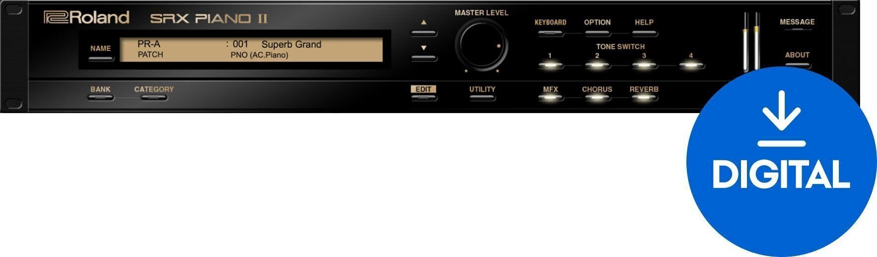 VST Instrument Roland SRX PIANO II Key (Digitális termék)