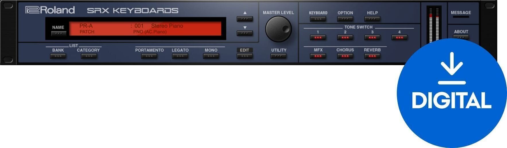VST Instrument Roland SRX KEYBOARDS Key (Digitalni izdelek)