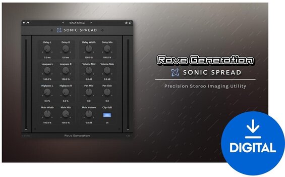 Plug-in de efeitos Rave Generation Sonic Spread (Produto digital) - 1