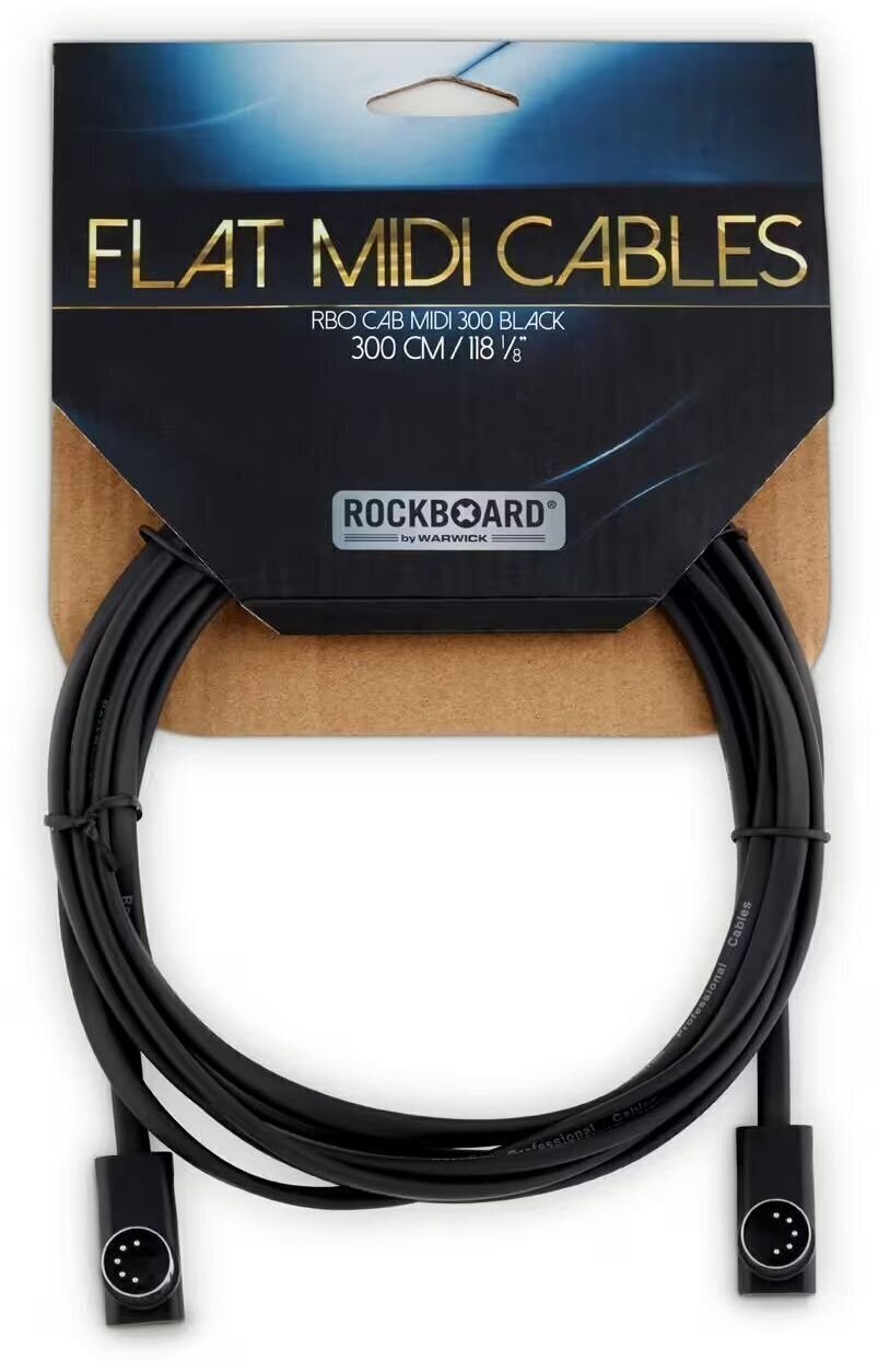 Kabel MIDI RockBoard Flat MIDI 3 m Kabel MIDI
