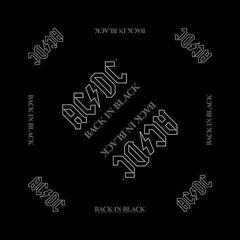 Шал AC/DC Шал Back in Black Black