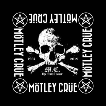 Um Cachecol Motley Crue Um Cachecol The Final Tour Black - 1